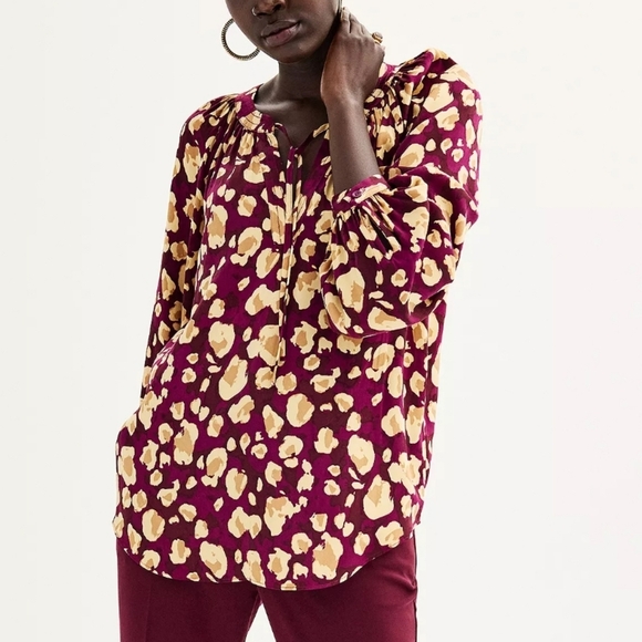 Nine West V Neck Blouse - Picture 6 of 6